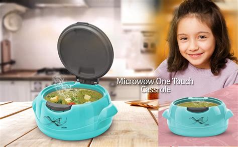 Buy MILTON Microwow One Touch Insulated Inner Steel Casserole Jr Set of ...