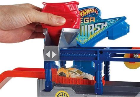 HOT WHEELS Mega Car Wash COLOR SHIFTERS TRACK SET, - Mega Car Wash ...