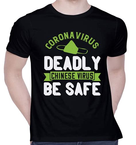 CreativiT Graphic Printed T-Shirt for Unisex coronavirus Deadly Chinese ...