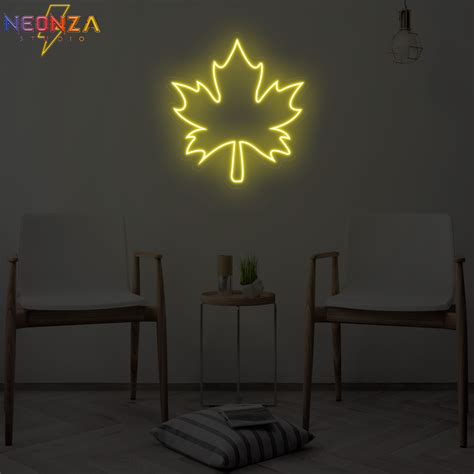 Buy leave Neon Sign Online India – acrylicsheetsindia