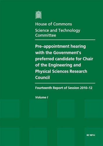Buy Pre-appointment hearing with the Government's preferred candidate ...