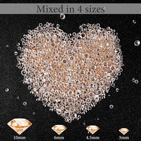 Buy 7000 Pieces Vase Filler Bling Bling Diamond The Acrylic Gem Table ...