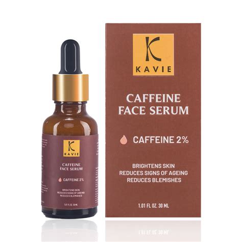 Caffeine Face Serum - Caffeine 2% Retinol, Hyaluronic Acid, Safflower ...