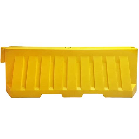 Electriduct Water Fillable Traffic Barricade Plastic Jersey Barrier - 6 ...