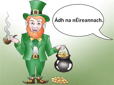 Happy St Paddy Day In Irish - Jenny Printable