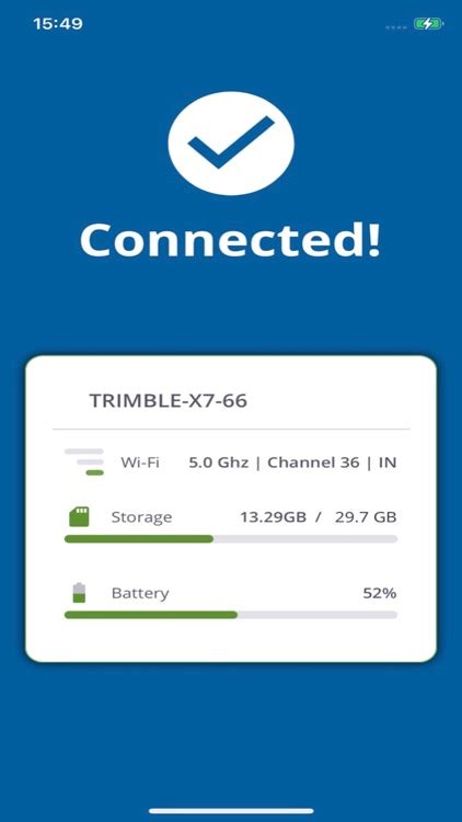 Trimble App 的图像结果