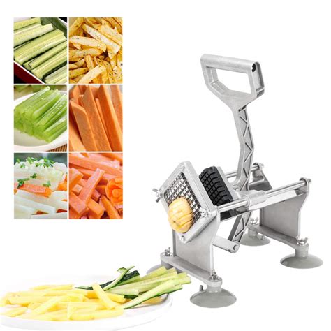 ROVSUN Commercial Grade French Fry Cutter Fruit Vegetable Potato Slicer ...