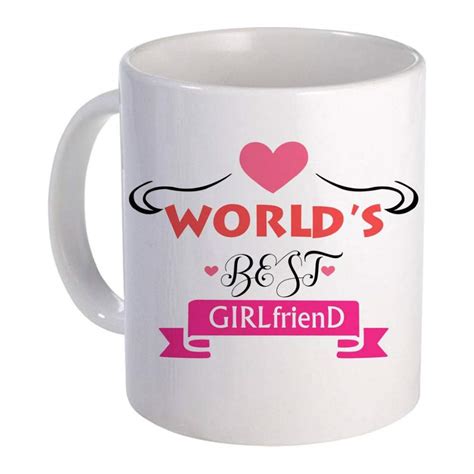 Buy Giftago World's Best Girlfriend Theme Printed Ceramic Coffee Mug ...