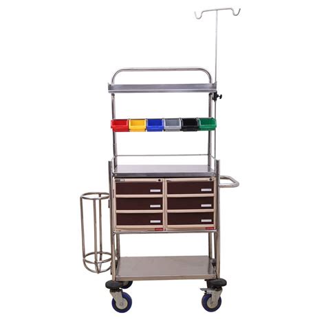 SARVAGYA SURGICAL Hospital Crash Cart Trolley : Amazon.in: Industrial ...
