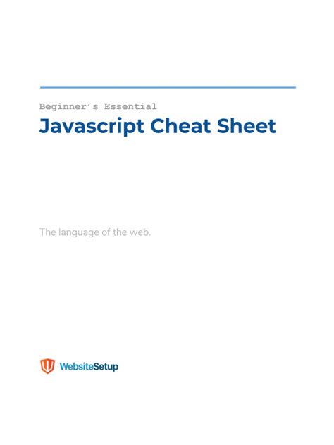 Image result for Free Downloadable JavaScript Cheat Sheet