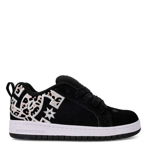 DC SHOES - ZAPATILLAS MUJER DC SHOES URBANAS NEGRO COURT GRAFFIK CUERO ...