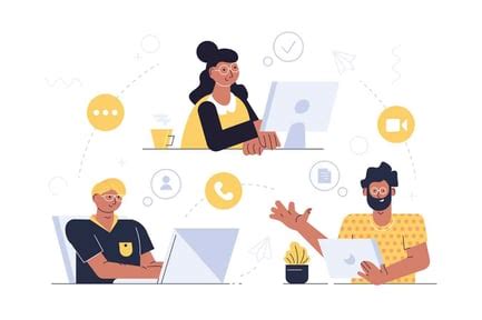 Technology Communication Portrait 的图像结果