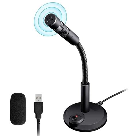 Drumstone USB Desktop Microphone, Plug&Play Condenser, Computer, PC ...