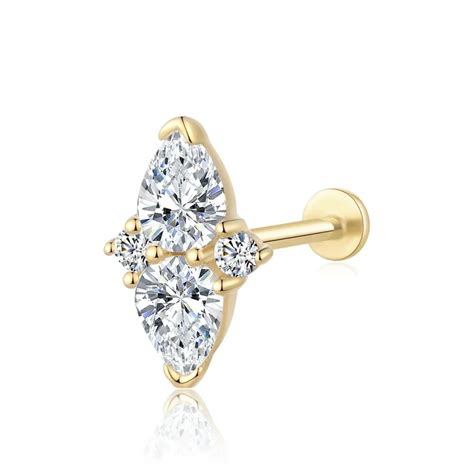 Image result for Threadless Piercing