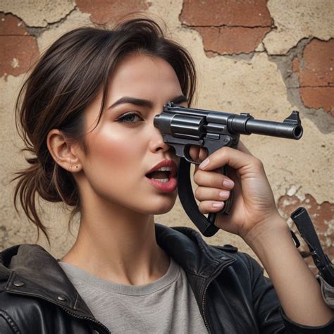 Gun In Mouth Image – Free AI Generator | Makepix