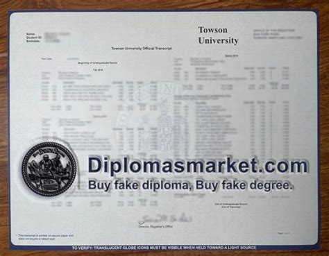 Image result for Image Towson State University Transcript