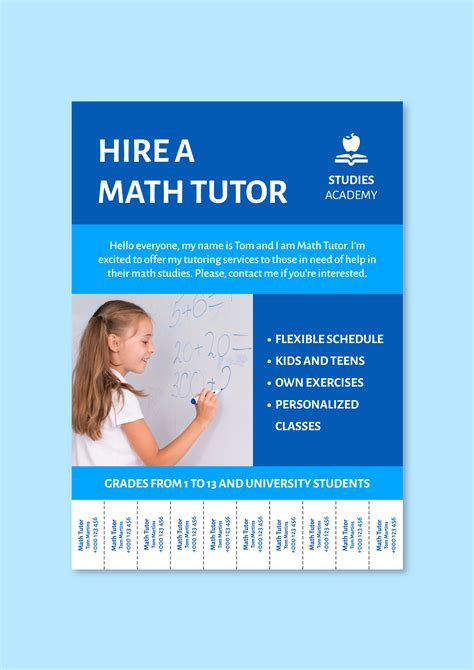 Image result for Math Tutor Advertisement Sample