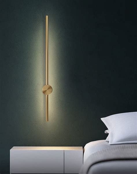 Zephyrs Shine (Gold) Tube Wall Light – Glimmora by Grover Lights