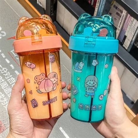2 Straw sipper | Water Bottle – Jr.Billionaire