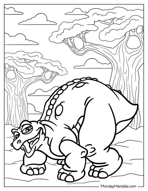20 Land Before Time Coloring Pages (Free Printables)