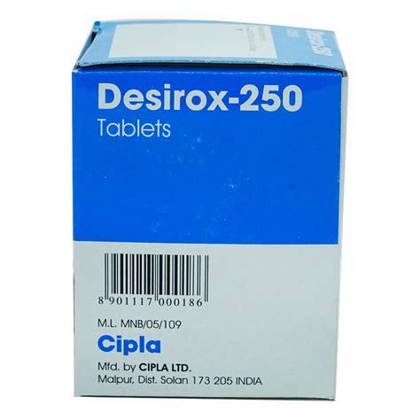 Desirox 250mg Tablet | Uses, Side Effects, Price | Apollo Pharmacy
