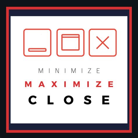 Image result for Maximize/Minimize Exit
