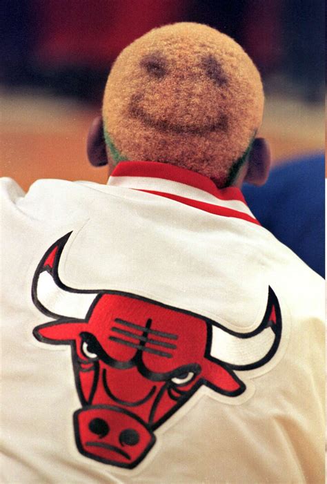 The many different hair designs of Dennis Rodman