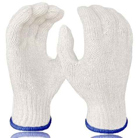 1 Pair Heat Resistant Gloves, Thick Knitted Cotton Gloves, Oven Gloves ...