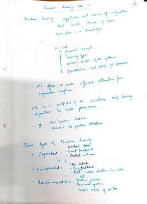 Artificial Intelligence notes Updated - Lecture- What is Artificial ...