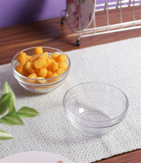 Stackable Glass Bowls Set | Great for Salads, Curries, and Desserts ...