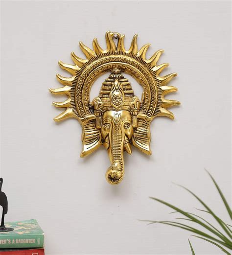 JaipurCrafts Webelkart Cast Iron Wall Hanging Showpiece (22.86 x 2.54 x ...