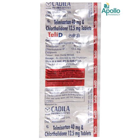 Teli D Tablet | Uses, Side Effects, Price | Apollo Pharmacy