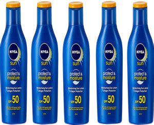 NIVEA Sunscreen - SPF 50 PA+ Sun Protect & moisture - Price in India ...