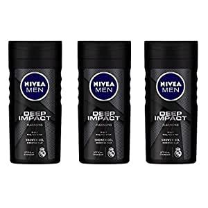 Buy NIVEA Men Body Wash, Deep Impact Shower Gel for Body Face & Hair ...