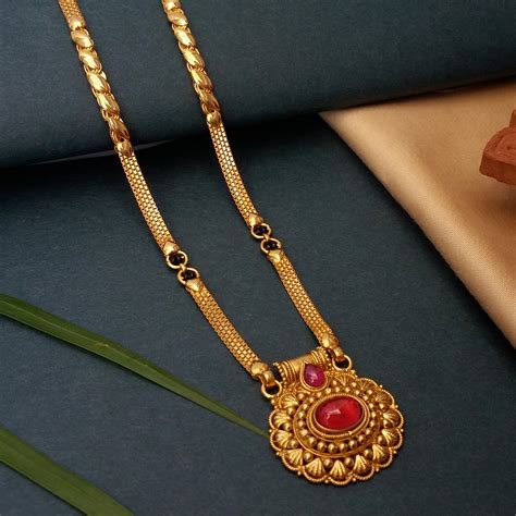 Buy Dreams Gold Mangalsutra 22 KT yellow gold (19.05 gm). | Online By ...