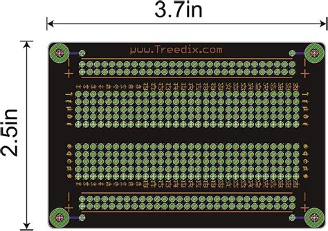 Buy Treedix 4 pcs Universal Board Solderable BreadBoard PCB Prototype ...