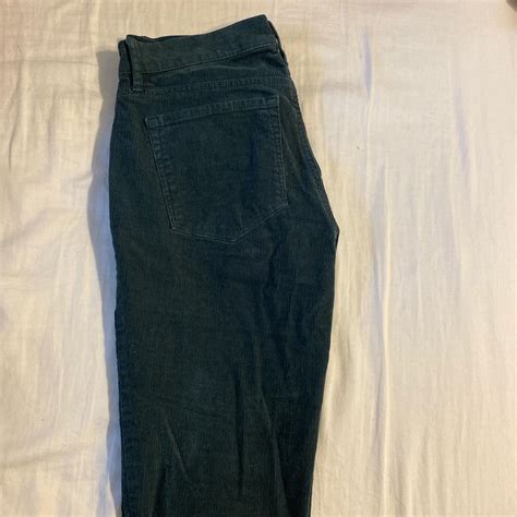 LOFT Women's Green Jeans | Depop