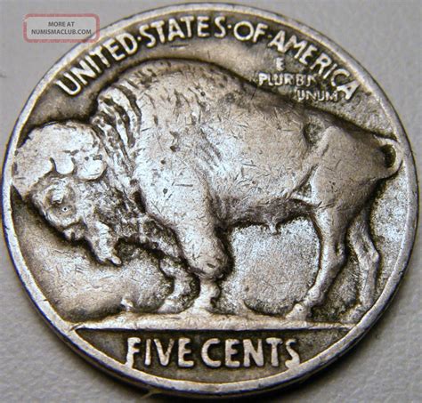 1936 Buffalo Head Nickel - Km - 134 - Extremely Fine+ Five Cents - Usa ...