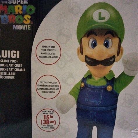 Super Mario Bros Movie Luigi Figure Big Real | Ubuy India