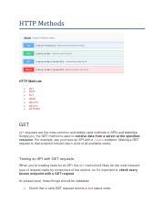 HTTP Methods 的图像结果