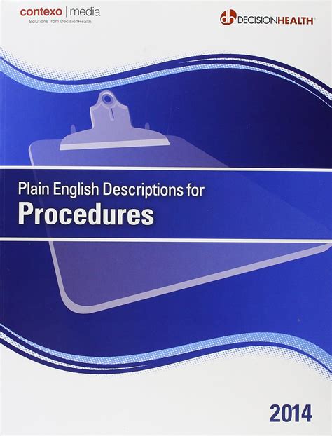 Buy Plain English Descriptions for Procedures 2014 Book Online at Low ...