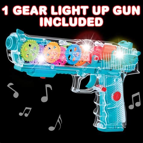 Buy ArtCreativity Light Up Gear Toy Gun for Kids, Toy Guns For Boys ...