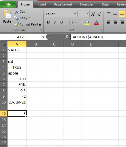 Image result for Count Command Excel