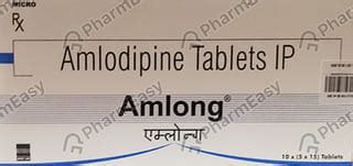 Amlong 5 MG Tablet (10): Uses, Side Effects, Price & Dosage | PharmEasy