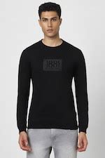 Buy Men Black Graphic Print Crew Neck Sweatshirt Online - 39731249 ...