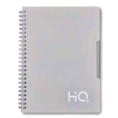 HQ Single Subject Book (B5 Size) Grey HQ Single Subject Book