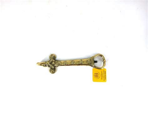 Dhokra Art Brass Elephant Design Bottle Opener (Golden, 6 inch ...
