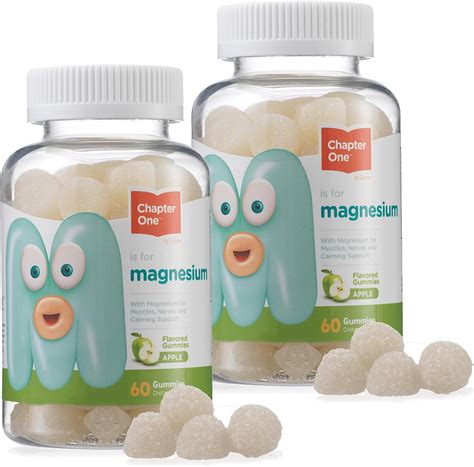 Amazon.com: Chapter One Magnesium Gummies for Kids & Adults - Natural ...