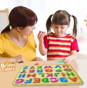 ARVANA Blocks English Alphabets Jigsaw Puzzle Board 3D Educational ...