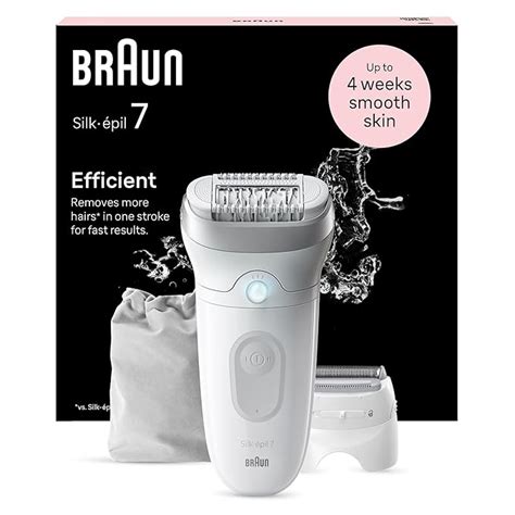 Braun Silk-epil 7 SE7041 Epilator for Women, Cordless Wet & Dry ...